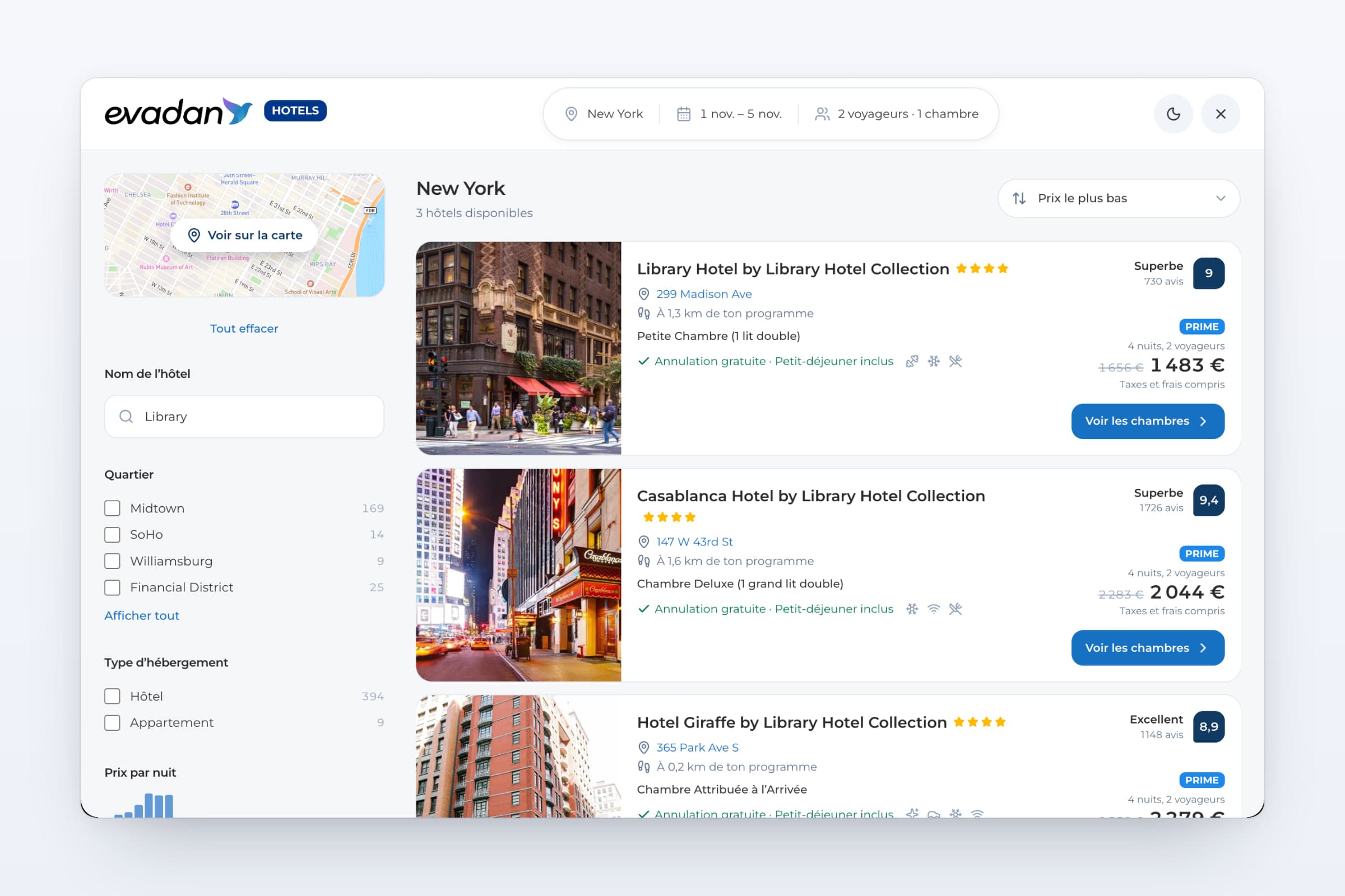 Evadan Hotels in New York suchen: Hotels mit Fotos, Bewertungen, Entfernung zum Programm und Reisepreis